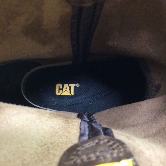 CAT Caterpillar P51034 Drawbar Pull-On Soft Toe Summer Brown Work Boots Shoes - Picture 8 of 12